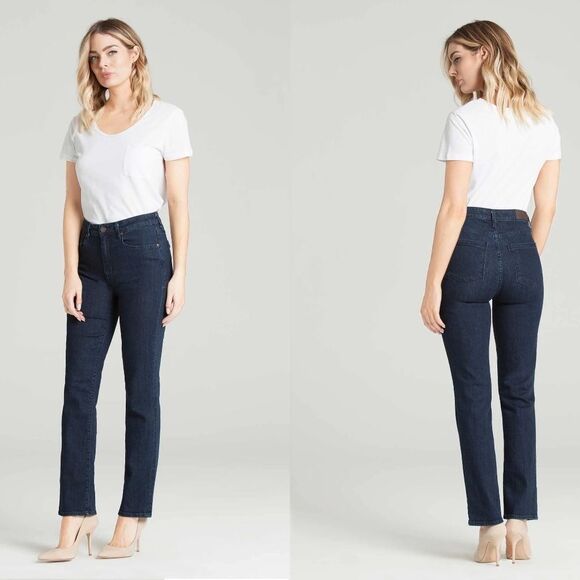 Parker Smith Relaxed Straight High Rise Jeans Sz 00/24 - Picture 1 of 10
